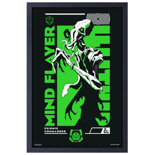 Pyramid America - DUNGEONS & DRAGONS - MIND FLAYER - 11" x 17" GEL PRINT