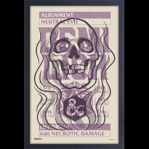 Pyramid America - DUNGEONS & DRAGONS - NEUTRAL EVIL - 11" x 17" GEL PRINT