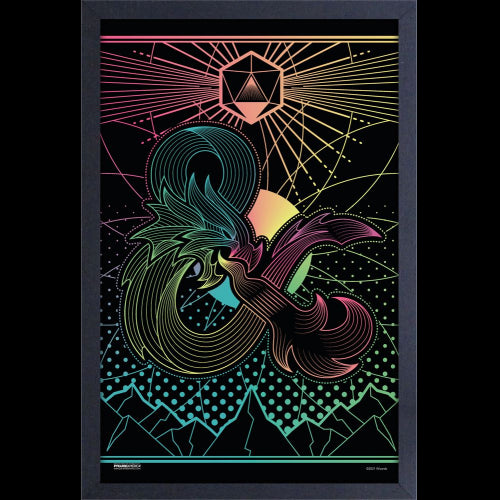 Pyramid America - DUNGEONS & DRAGONS - RAINBOW - 11" x 17" GEL PRINT