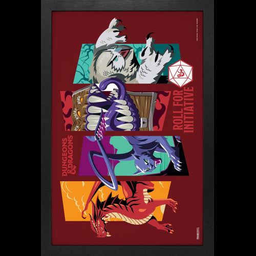 Pyramid America - DUNGEONS & DRAGONS - ROLL CHARACTER PANELS - 11" x 17" GEL PRINT