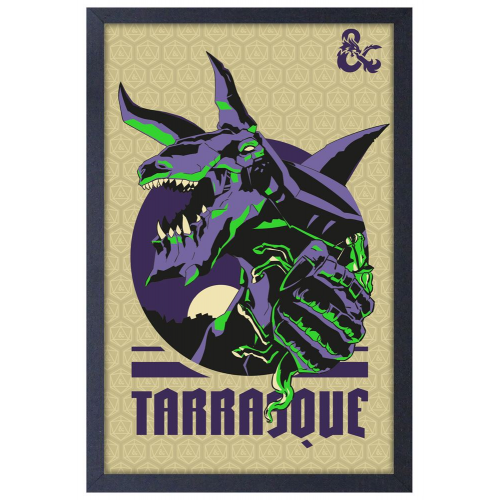 Pyramid America - DUNGEONS & DRAGONS - TARRASQUE - 11" x 17" GEL PRINT