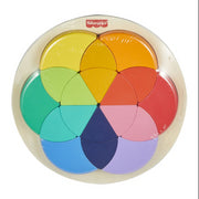 Fisher-Price - WOOD - WOODEN COLOR WHEEL PUZZLE