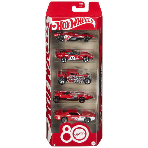 Hot Wheels - HOT WHEELS - MATTEL 80th - 5pk
