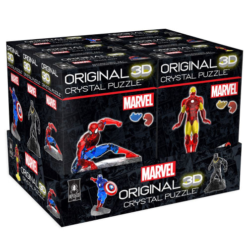 University Games - MARVEL - 3D CRYSTAL PUZZLE PDQ ASST