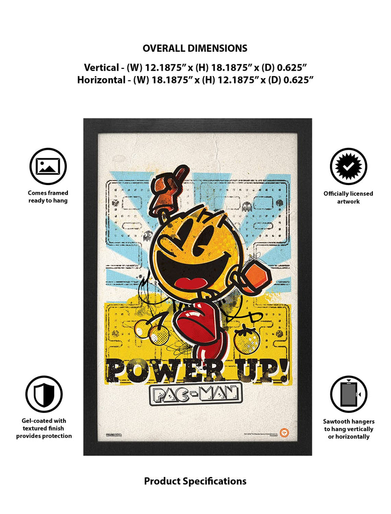 Pyramid America - PAC-MAN - POWER UP! - 11" x 17" GEL PRINT