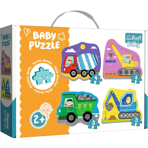 Trefl - PUZZLE - BABY CLASSIC - VEHICLES on the COSTRUCTION SITE