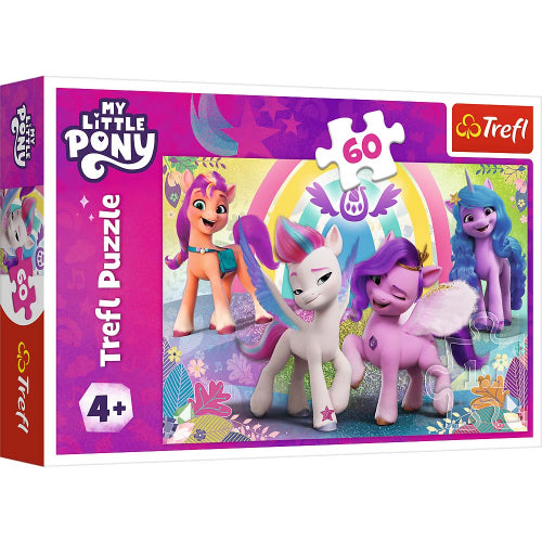 Trefl - PUZZLE - MY LITTLE PONY - IN THE WORLD OF FRIENDLY - 60pcs