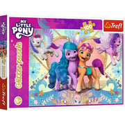 Trefl - PUZZLE - MY LITTLE PONY SHINY - PONIES GLITTER PONIES - 100pcs