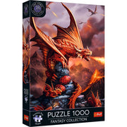 Trefl - PUZZLE - PREMIUM PLUS - ANNE STOKES - FIRE DRAGON - 1000pcs