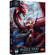 Trefl - PUZZLE - PREMIUM PLUS - ANNE STOKES - SCARLET MAGE - 1000pcs