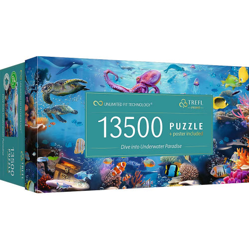 Trefl - PUZZLE - PRIME UFT - DIVE INTO UNDERWATER PARADISE - 13500pcs