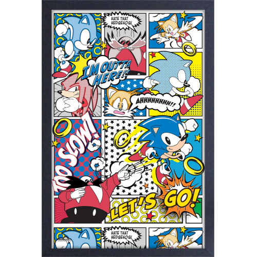Pyramid America - SONIC - COMIC - 11" x 17" GEL PRINT