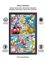 Pyramid America - SONIC - COMIC - 11" x 17" GEL PRINT