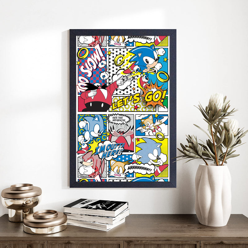 Pyramid America - SONIC - COMIC - 11" x 17" GEL PRINT