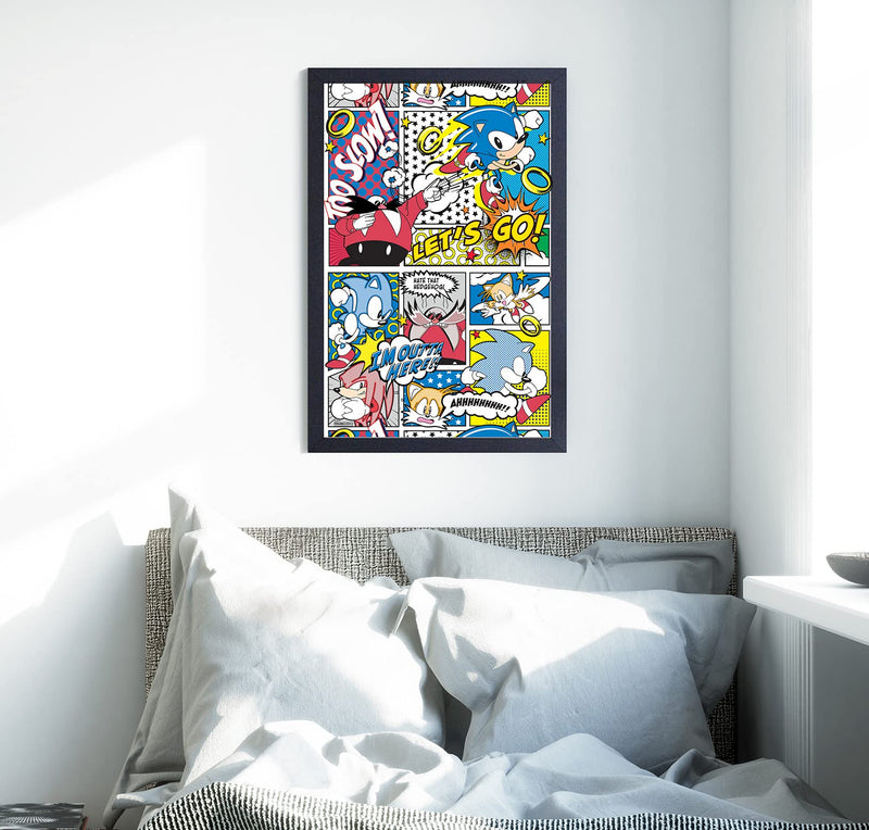 Pyramid America - SONIC - COMIC - 11" x 17" GEL PRINT