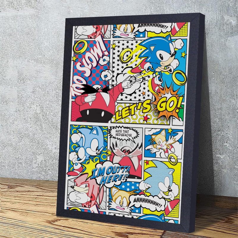Pyramid America - SONIC - COMIC - 11" x 17" GEL PRINT