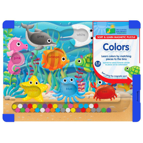 University Games - SORT & LEARN MAGNETIC PUZZLE- COLORS