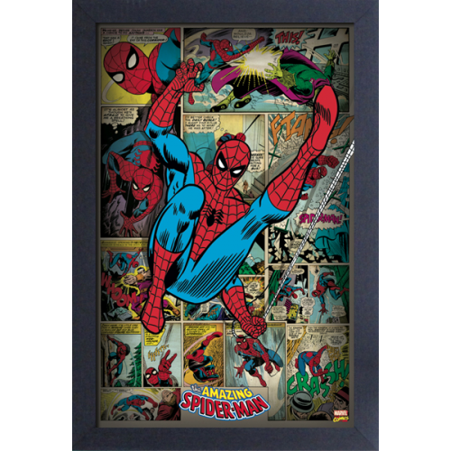 Pyramid America - SPIDERMAN - COMIC PANELS - 11" x 17" GEL PRINT