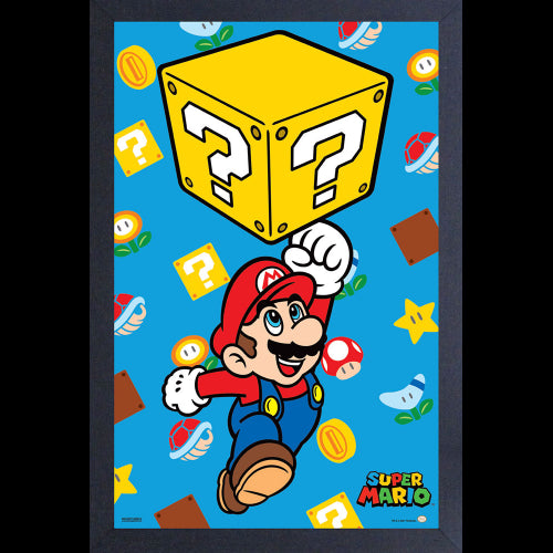 Pyramid America - SUPER MARIO - BLOCK JUMP - 11" x 17" GEL PRINT