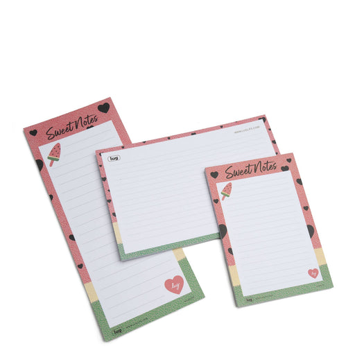 LUG - Doodle Notepad 3pk - Assorted