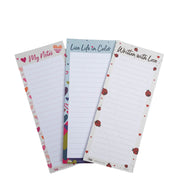 LUG - Doodle Notepad 3pk - 4.5" x 11"