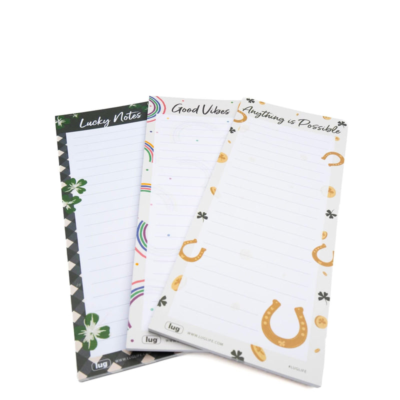 LUG - Doodle Notepad 3pk - 4.5" x 11"