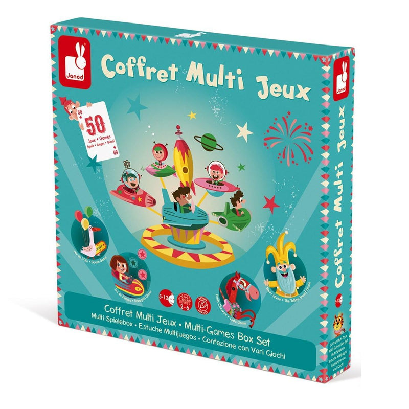 Janod - Carrousel Multi-Games BOX Set