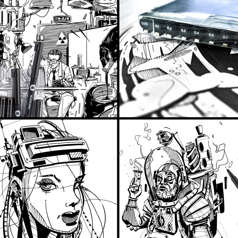 MOLOTOW - Molotow Marker 0.4 mm Black