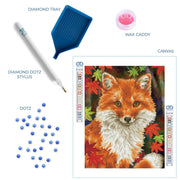 DIAMOND DOTZ - FOXY (13" x 17" - 35cm x 45cm)