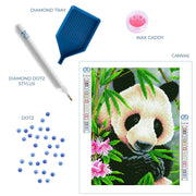 DIAMOND DOTZ - Panda Prince 38x48