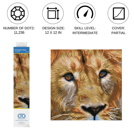 DIAMOND DOTZ - Serengeti Magic 38X38