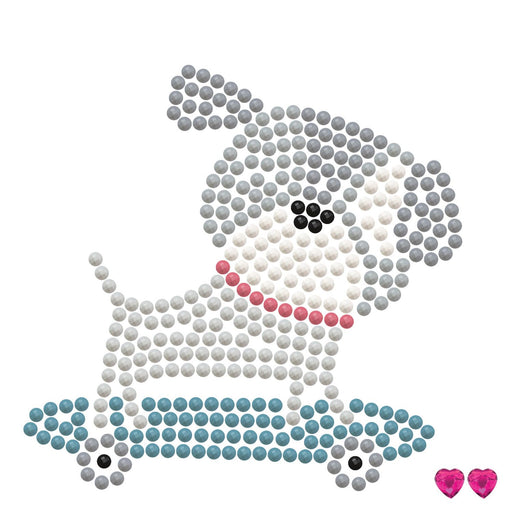 DIAMOND DOTZ - Skate & Woof - Frame Included (3.7" x 3.7" - 9.5cm x 9.5cm)