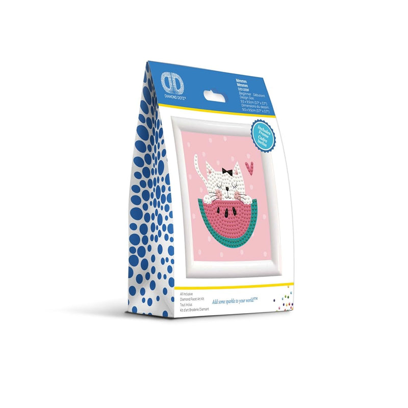 DIAMOND DOTZ - Mmmm - Frame Included (3.7" x 3.7" - 9.5cm x 9.5cm)