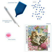 DIAMOND DOTZ - Kitty Knits 58x48