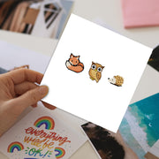 DIAMOND DOTZ - Dotzies Stickers (3)  Forest Friends 18x10