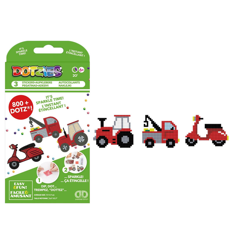 DIAMOND DOTZ - Dotzies Sticker (3)s Honk Honk 18x10