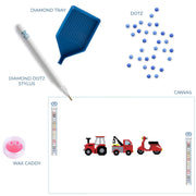 DIAMOND DOTZ - Dotzies Sticker (3)s Honk Honk 18x10