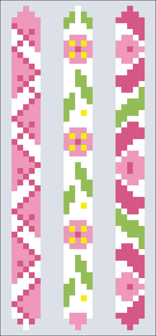 DIAMOND DOTZ - Dotzies Bracelets(3) Pretty in pink 21x2