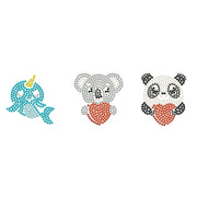 DIAMOND DOTZ - Dotzies Stickers(3) Love you 7,1x7,6