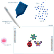 DIAMOND DOTZ - Dotzies Stickers (3)Garden 18x10