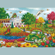DIAMOND DOTZ - CHRISTINE GENEST - THE BOTANICAL GARDEN (28" x 20" - 71cm x 51cm)