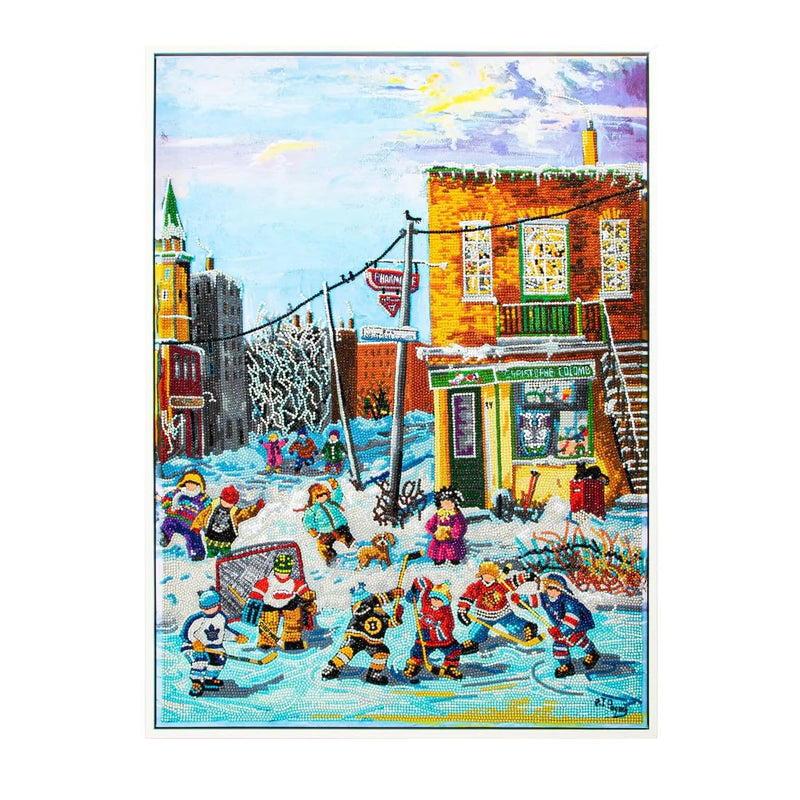 DIAMOND DOTZ - PAULINE PAQUIN - THE GAME OF THE CENTURY (28" x 20" - 71cm x 51cm)