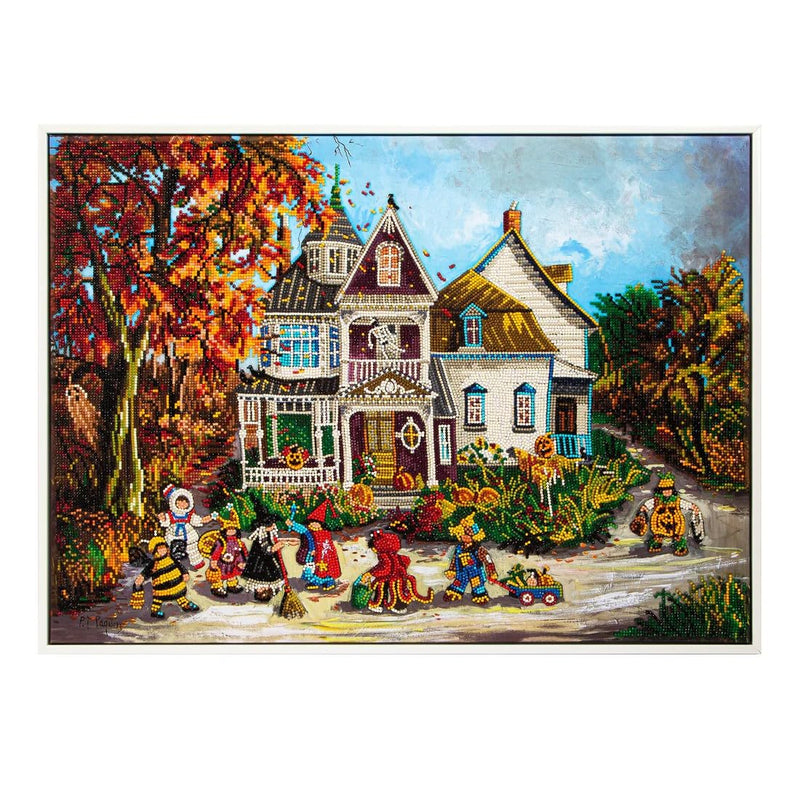 DIAMOND DOTZ - PAULINE PAQUIN - THE HAUNTED HOUSE (28" x 20" - 71cm x 51cm)