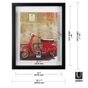 UMBRA - Document Picture Frame _ Black / 11x14" (28x35 cm)