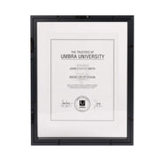 UMBRA - Document Picture Frame _ Black / 11x14" (28x35 cm)