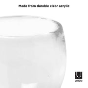 UMBRA - Droplet Tumbler _ Clear