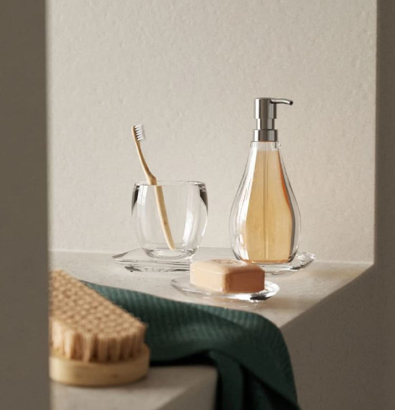 UMBRA - Droplet Soap Dish _ Clear