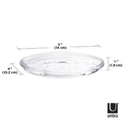 UMBRA - Droplet Soap Dish _ Clear