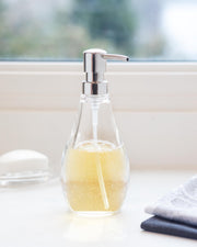 UMBRA - Droplet Soap Pump _ Clear