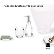 UMBRA - Droplet Soap Pump _ Clear